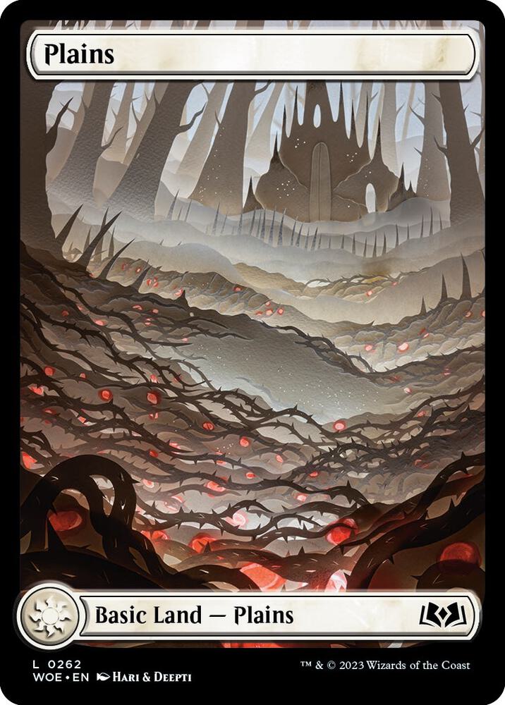 Plains 0262 262 (Wilds of Eldraine)  - Foil