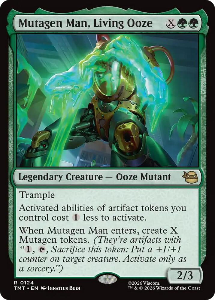 Mutagen Man, Living Ooze 124 (Teenage Mutant Ninja Turtles) 