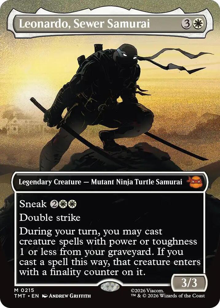 Leonardo Sewer Samurai Borderless (Teenage Mutant Ninja Turtles)  - undefined