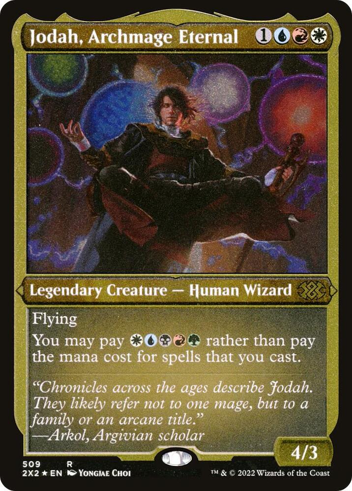 Jodah Archmage Eternal Foil Etched 509 (Double Masters 2022)  - Foil