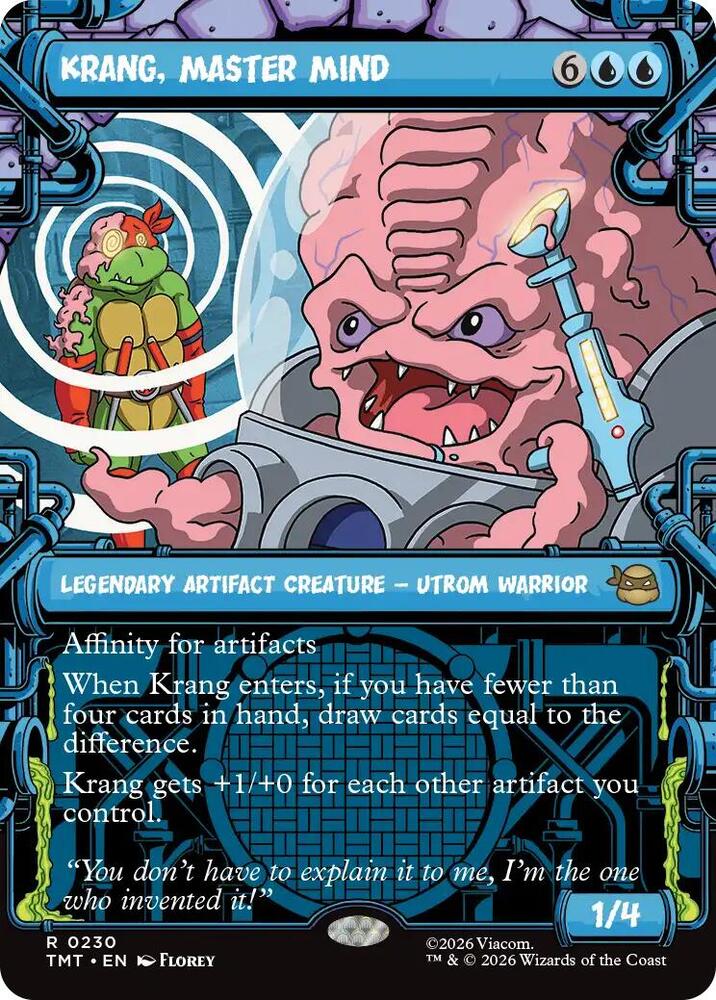 Krang Master Mind Showcase (Teenage Mutant Ninja Turtles)  - undefined