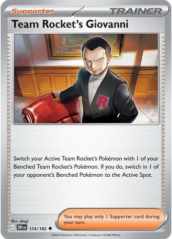 Team Rockets Giovanni 174/182 (SV10: Destined Rivals) 