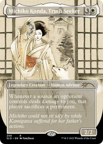 Michiko Konda, Truth Seeker 259/1 (Secret Lair Drop Series)  - Borderless