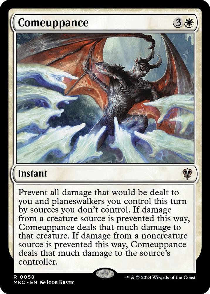 Comeuppance 58/311 (Commander: Murders at Karlov Manor) 