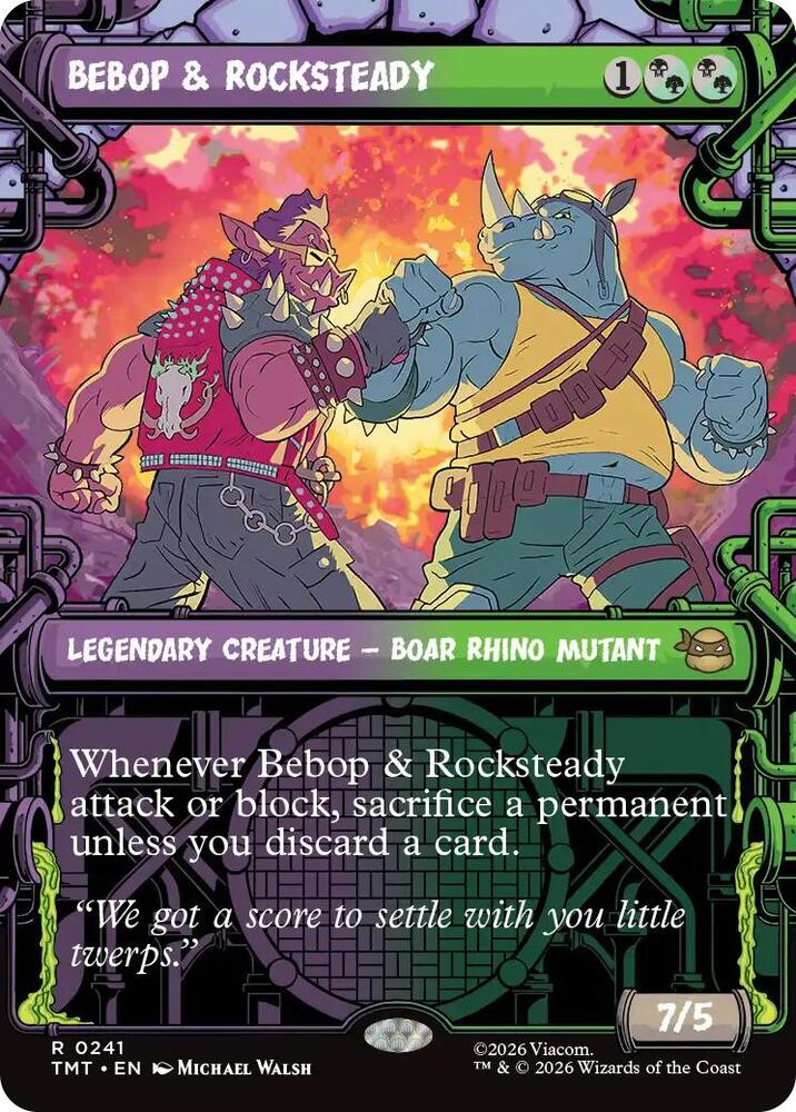 Bebop and Rocksteady  241/260 (Teenage Mutant Ninja Turtles)  - Showcase