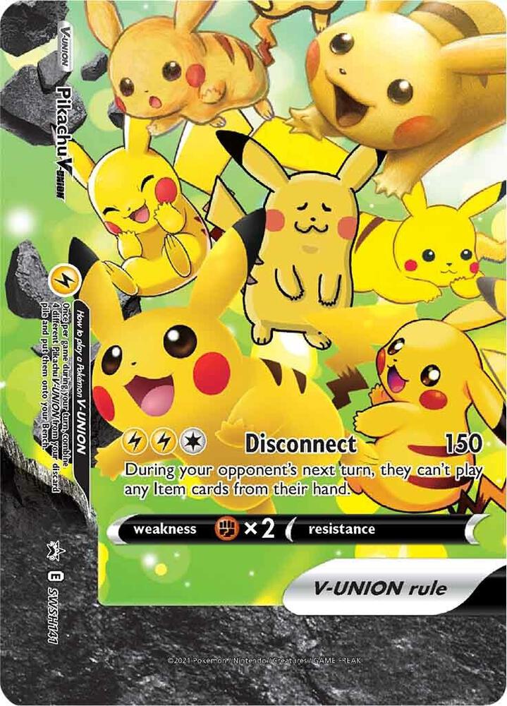 Pikachu V Union SWSH141 (SWSH: Sword & Shield Promo Cards)  - Holofoil