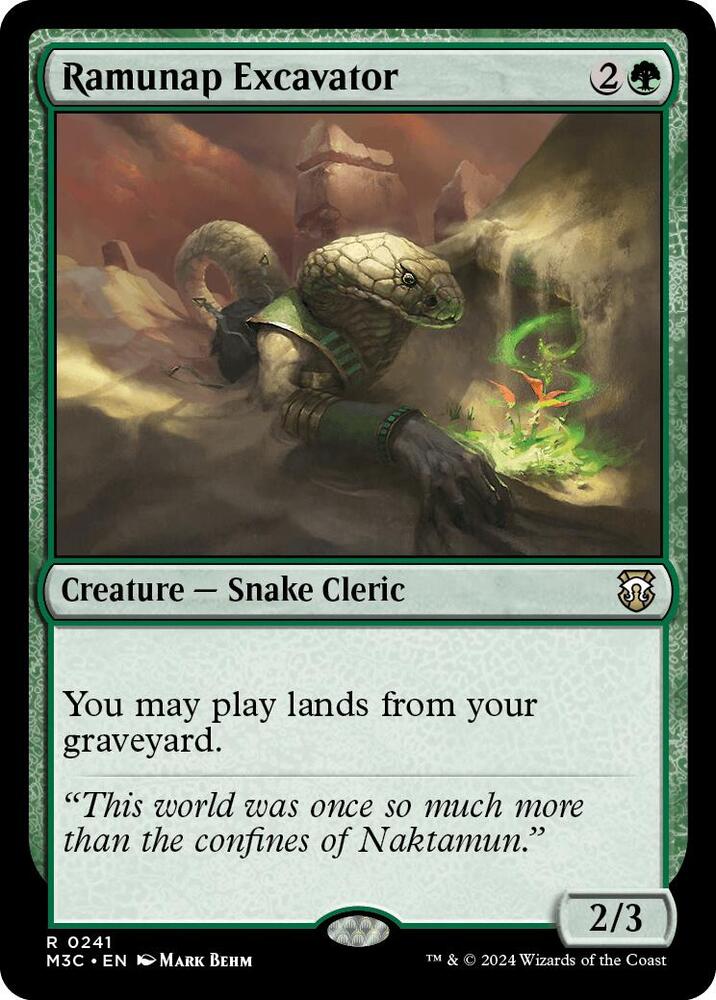 Ramunap Excavator 241/411 (Commander: Modern Horizons 3) 