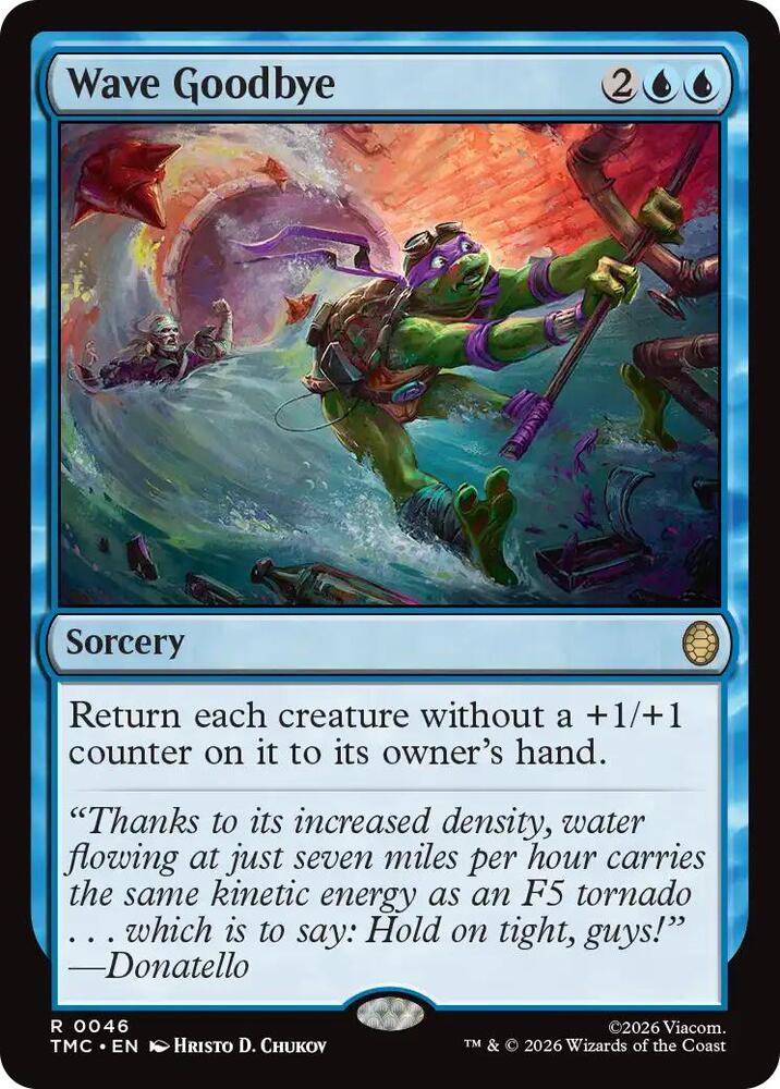 Wave Goodbye 46 (Commander: Teenage Mutant Ninja Turtles)  - Foil