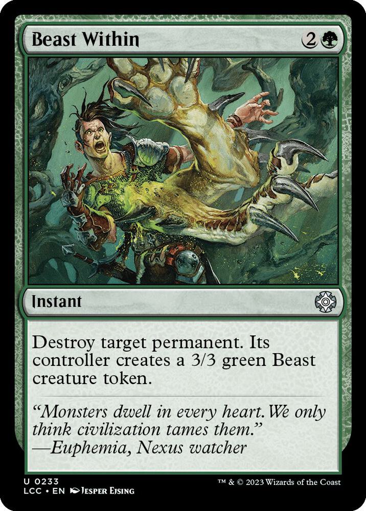 Beast Within 233 (Commander: The Lost Caverns of Ixalan) 