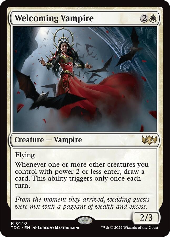 Welcoming Vampire 140 (Commander: Tarkir: Dragonstorm) 