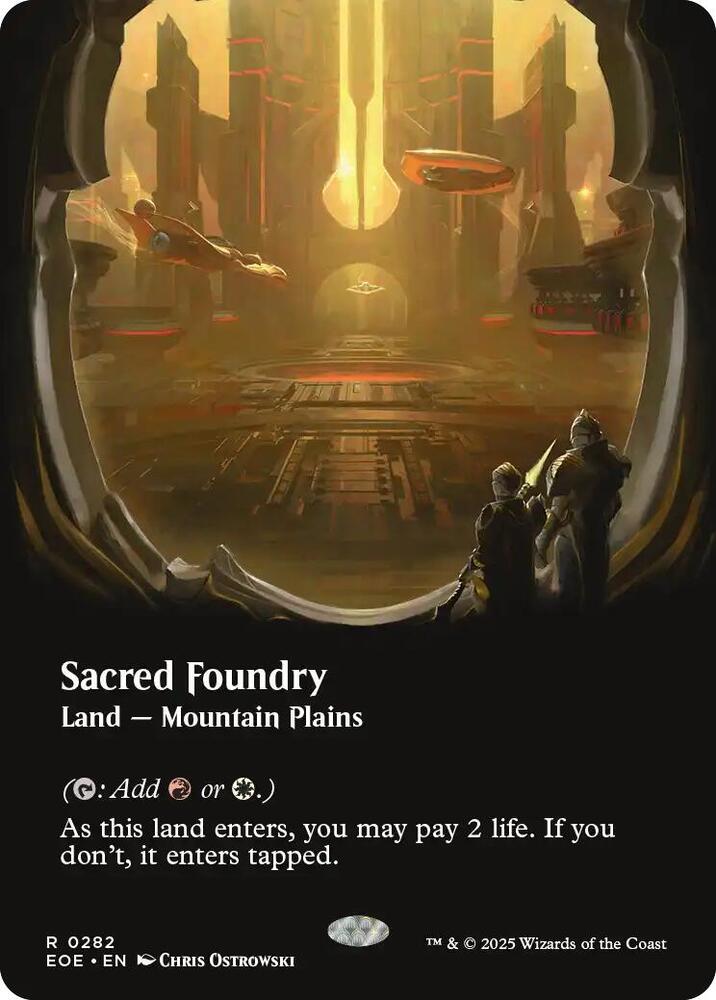 Sacred Foundry  282 (Edge of Eternities)  - Borderless