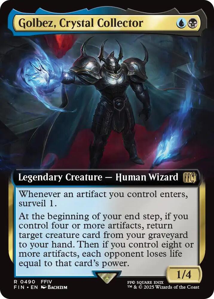 Golbez, Crystal Collector 490 (FINAL FANTASY)  - Extended Art Foil