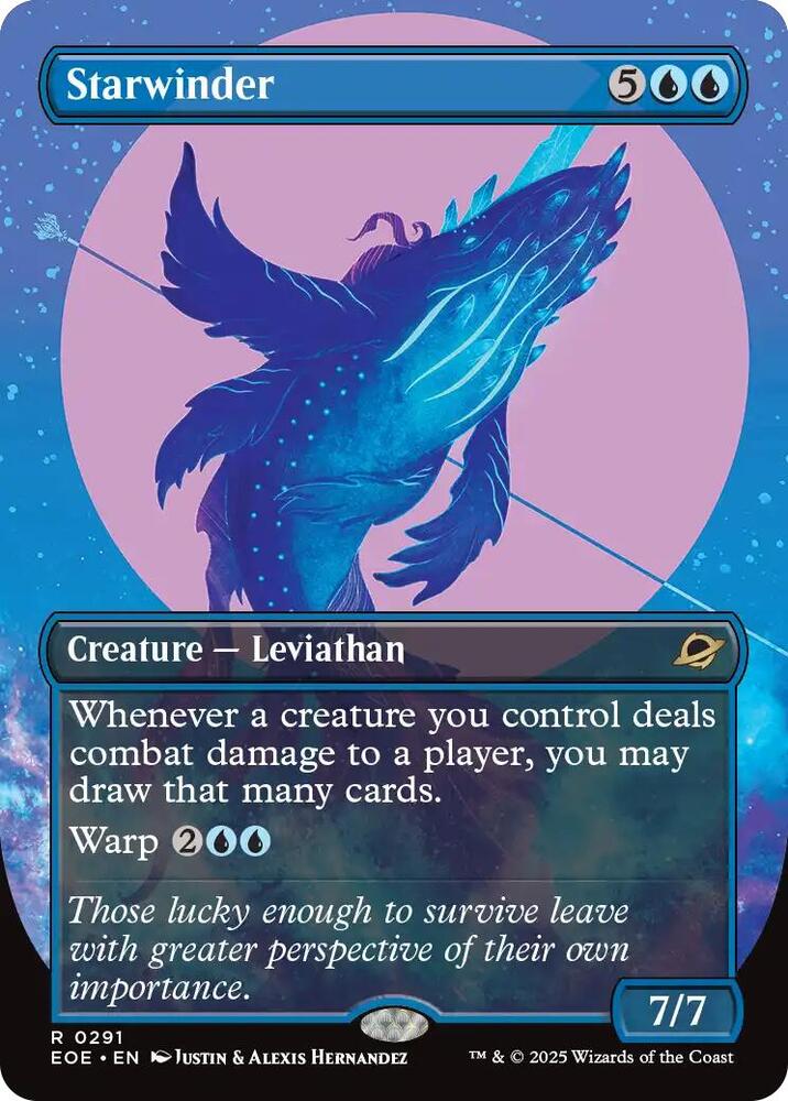 Starwinder  291 (Edge of Eternities)  - Borderless Foil