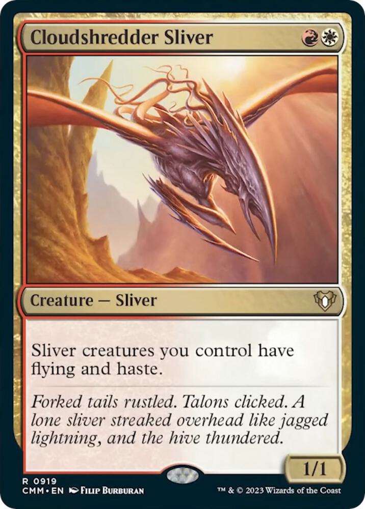 Cloudshredder Sliver 919 (Commander Masters) 
