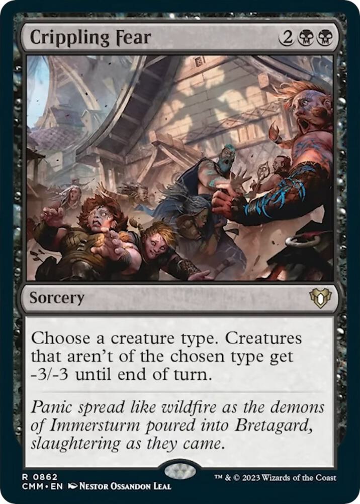 Crippling Fear 862/451 (Commander Masters) 