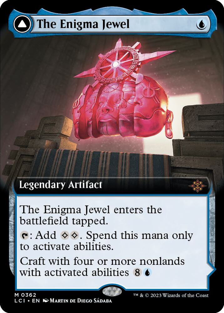 The Enigma Jewel // Locus of Enlightenment 362/291 (The Lost Caverns of Ixalan)  - Extended Art Foil