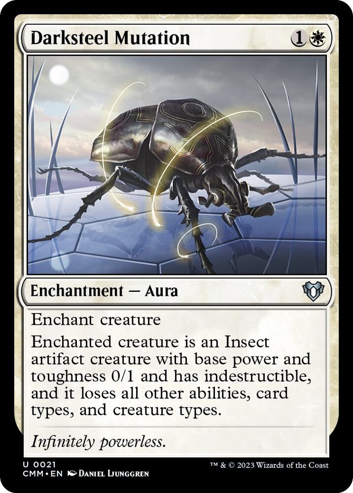 Darksteel Mutation 21 (Commander Masters)  - Foil