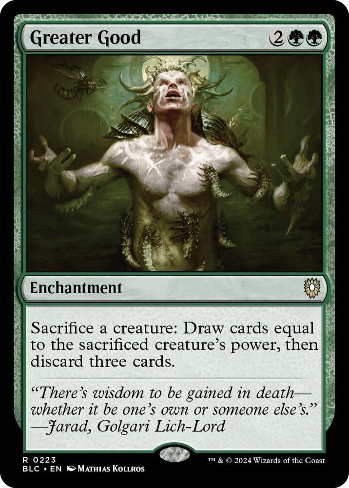 Greater Good 223 (Commander: Bloomburrow) 