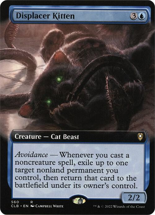 Displacer Kitten Extended Art 560 (Commander Legends: Battle for Baldur's Gate) 