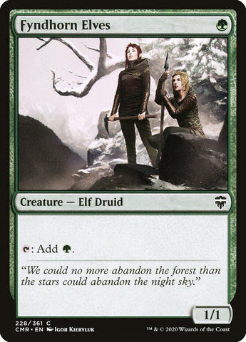 Fyndhorn Elves 228 (Commander Legends)  - Foil