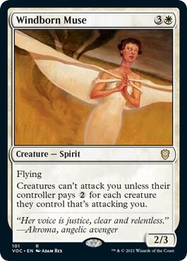 Windborn Muse 101/38 (Commander: Innistrad: Crimson Vow) 