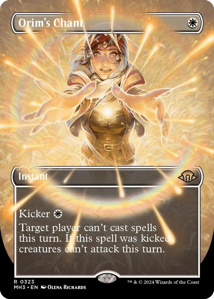 Orim's Chant 323/319 (Modern Horizons 3)  - Borderless Foil