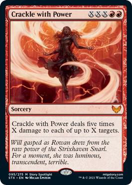 Crackle with Power 95 (Strixhaven: School of Mages) 