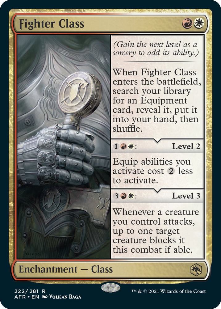 Fighter Class 222 (Adventures in the Forgotten Realms)  - Foil