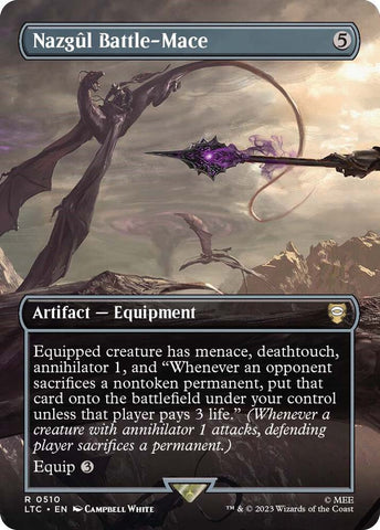 Nazgûl Battle-Mace 510 (Commander: The Lord of the Rings: Tales of Middle-earth)  - Borderless