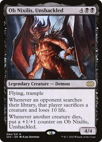 Ob Nixilis Unshackled 84 (Double Masters 2022)  - Foil
