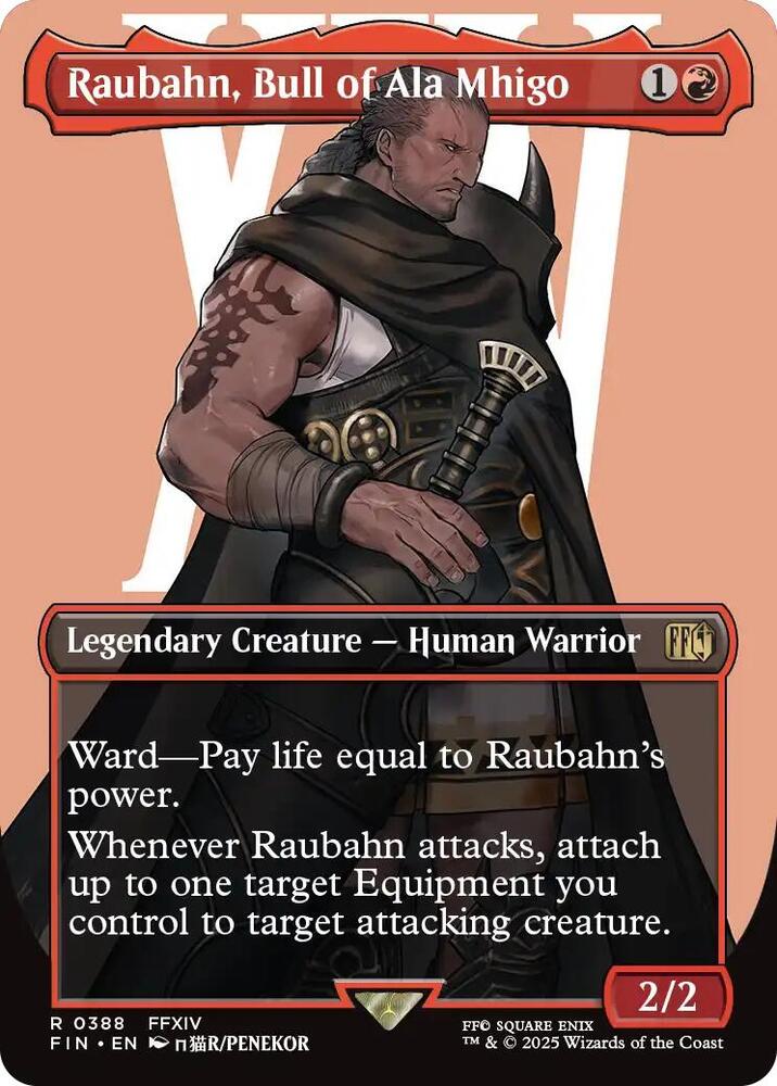 Raubahn, Bull of Ala Mhigo 388 (FINAL FANTASY)  - Borderless Foil