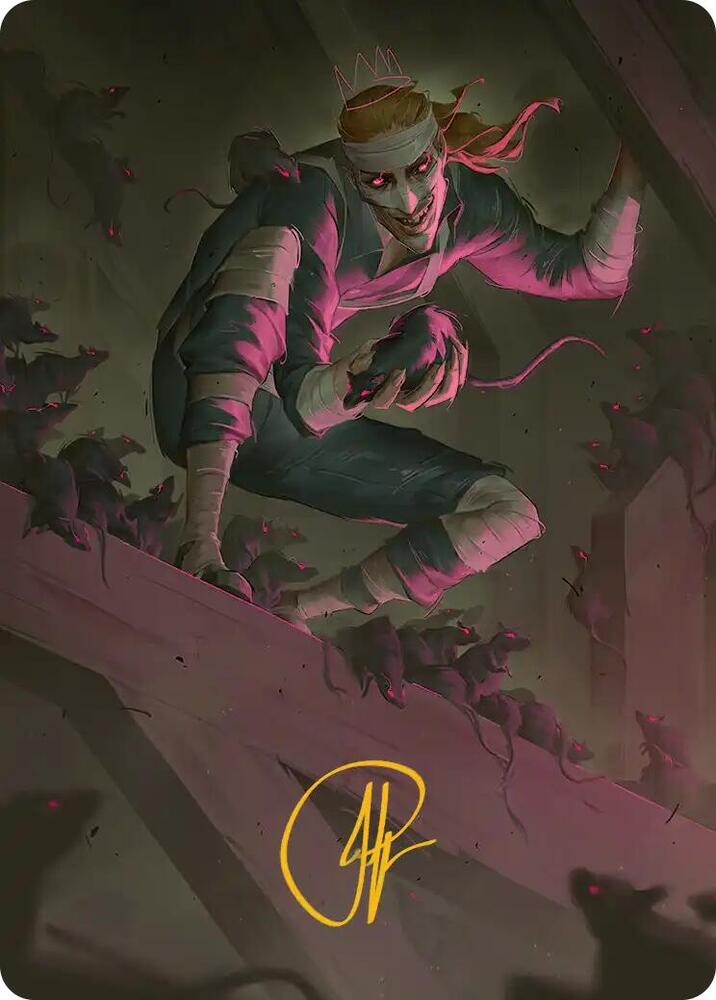 Rat King the Chaosbringer Art Card Gold Stamped Signature 53 (Art Series: Teenage Mutant Ninja Turtles) 