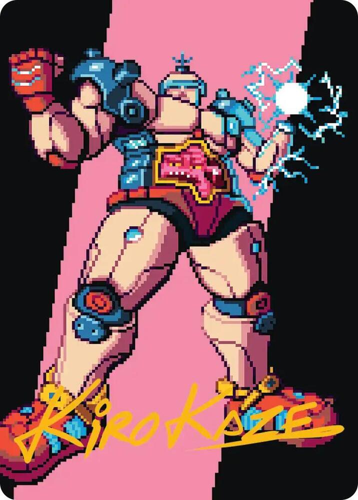 Krang the All Powerful Art Card Gold Stamped Signature 34 (Art Series: Teenage Mutant Ninja Turtles) 