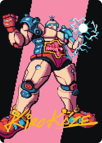 Krang the All Powerful Art Card Gold Stamped Signature 34 (Art Series: Teenage Mutant Ninja Turtles) 