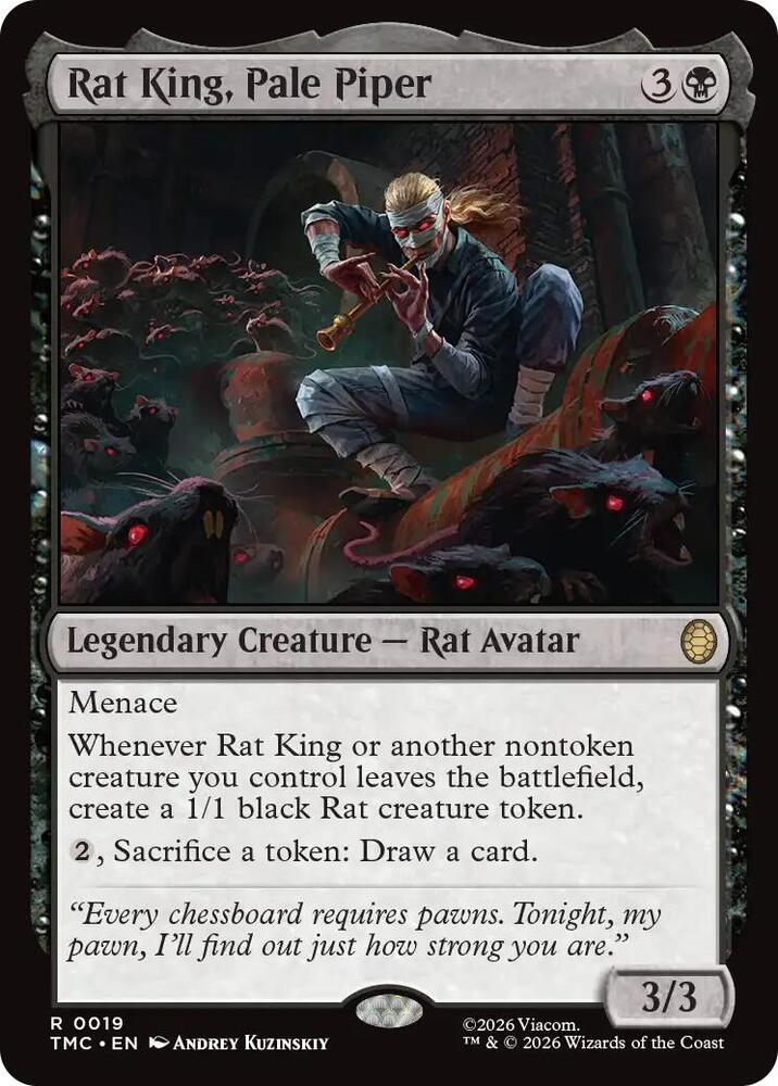 Rat King Pale Piper (Commander: Teenage Mutant Ninja Turtles) 