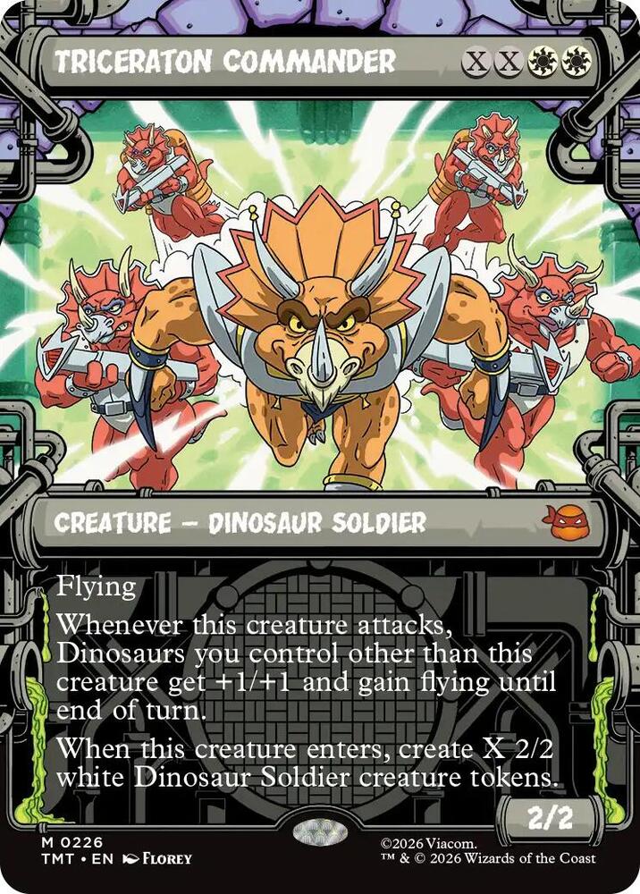 Triceraton Commander  226/260 (Teenage Mutant Ninja Turtles)  - Showcase
