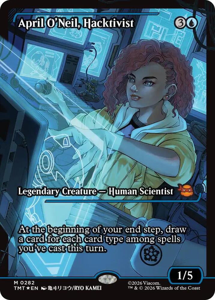 April ONeil Hacktivist Japanese Showcase 282 (Teenage Mutant Ninja Turtles)  - Foil