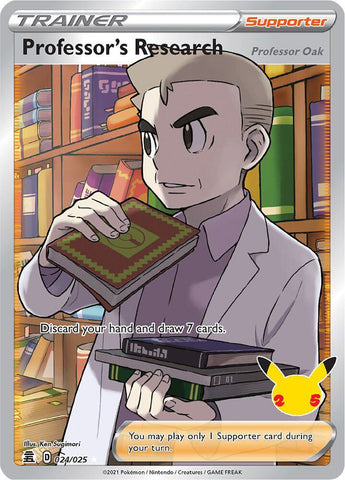 Professor's Research  024/025 (Celebrations)  - Holofoil