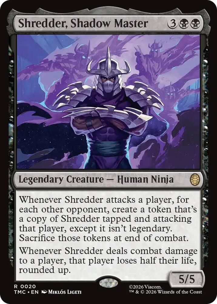 Shredder Shadow Master 20 (Commander: Teenage Mutant Ninja Turtles)  - Foil