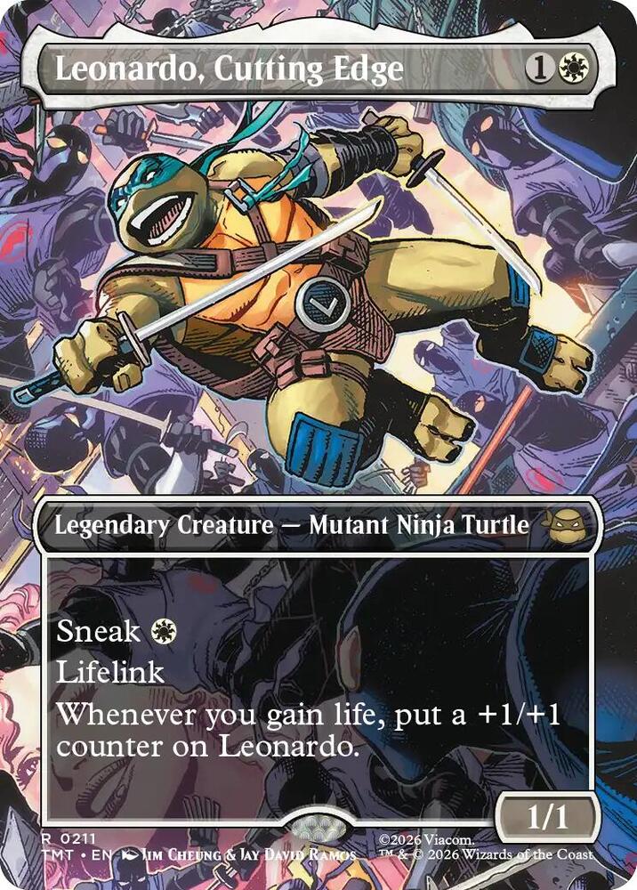 Leonardo Cutting Edge Borderless (Teenage Mutant Ninja Turtles)  - undefined