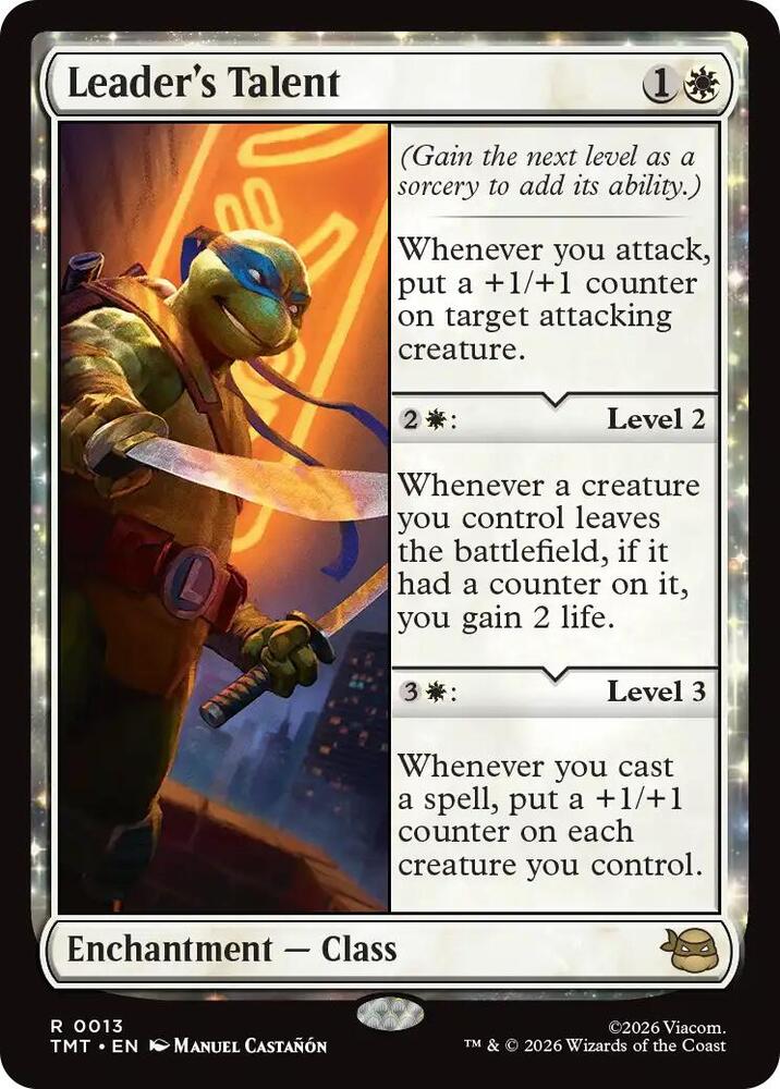 Leaders Talent 13 (Teenage Mutant Ninja Turtles)  - Foil