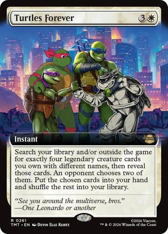 Turtles Forever 261/190 (Teenage Mutant Ninja Turtles)  - Extended Art Foil