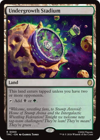 Undergrowth Stadium [DUPLICATE] 80 (Commander: Teenage Mutant Ninja Turtles)  - Surge Foil