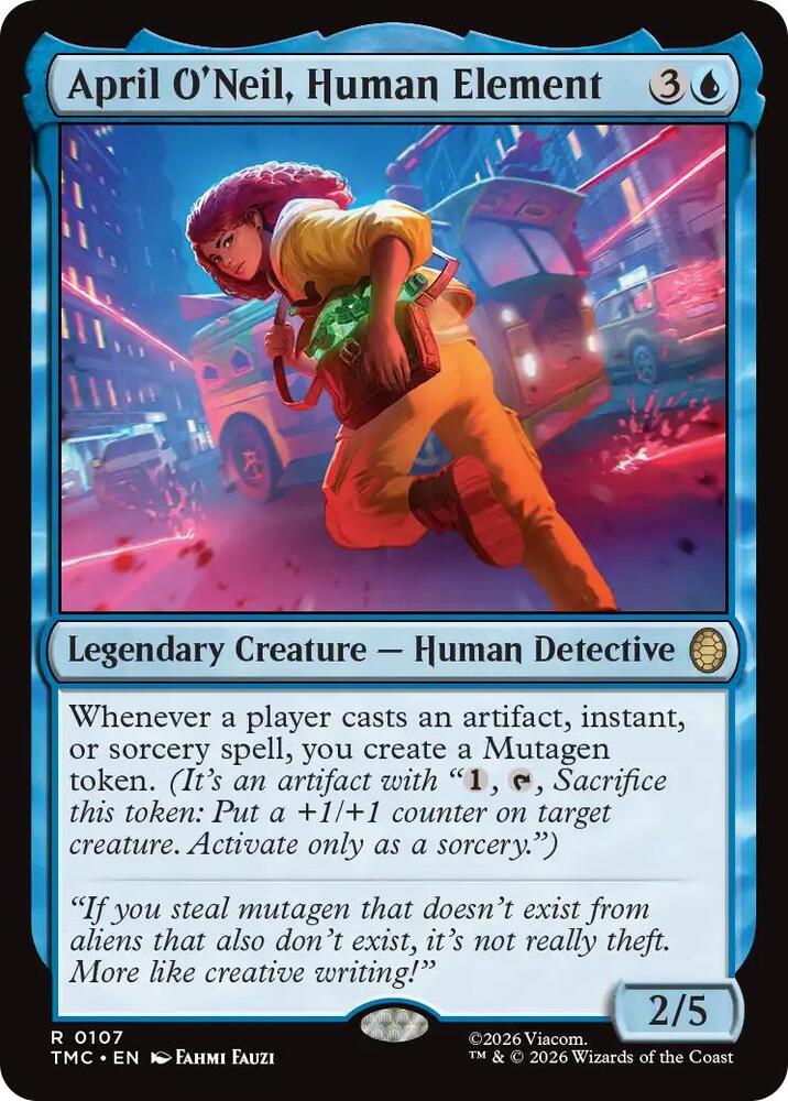 April ONeil Human Element 107 (Commander: Teenage Mutant Ninja Turtles) 