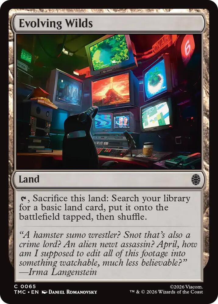 Evolving Wilds 65/0 (Commander: Teenage Mutant Ninja Turtles)  -  Surge Foil