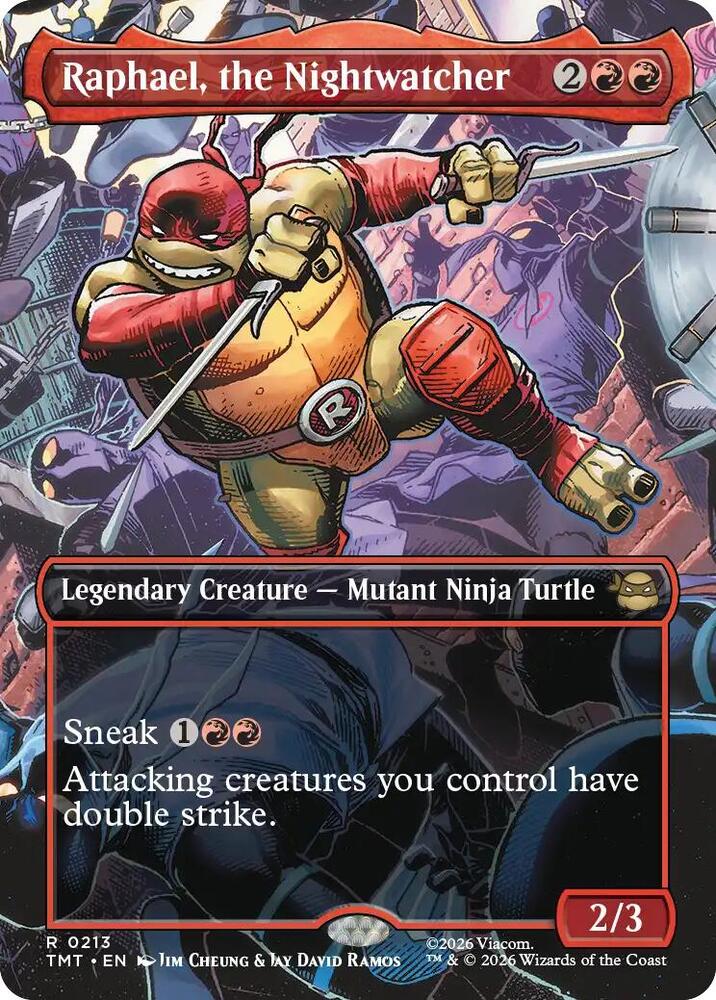Raphael, the Nightwatcher 213 (Teenage Mutant Ninja Turtles)  - Foil