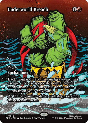 Underworld Breach Borderless 10 (Teenage Mutant Ninja Turtles Source Material)  - Foil
