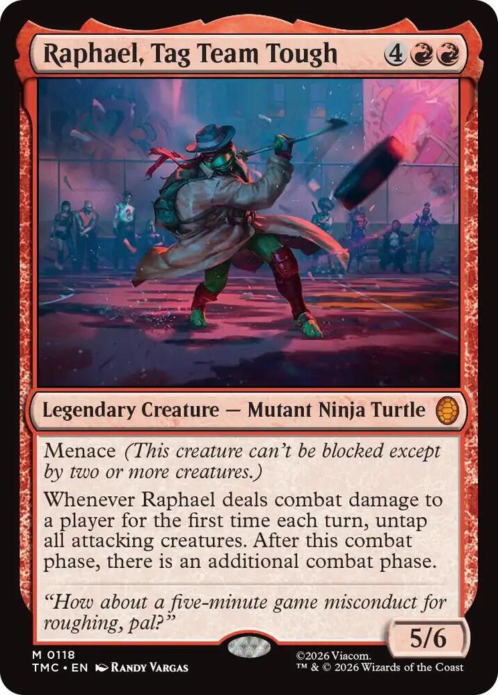 Raphael Tag Team Tough 118 (Commander: Teenage Mutant Ninja Turtles) 