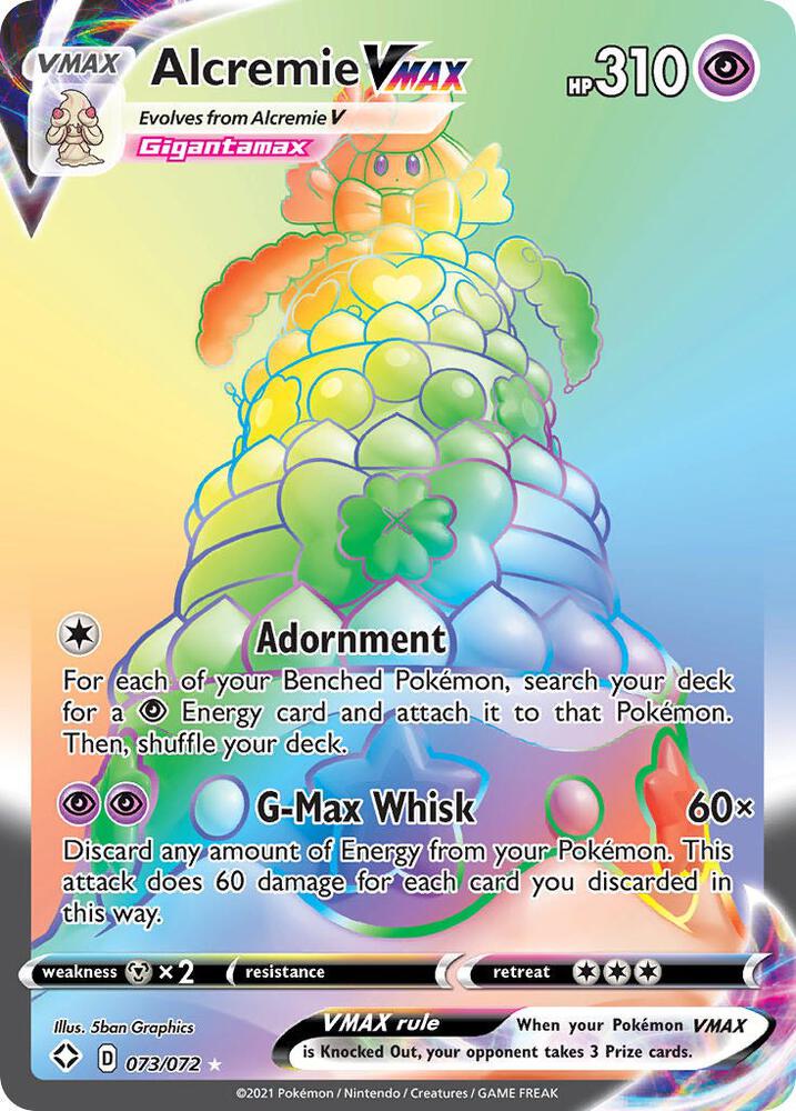 Alcremie VMAX Secret 073/072 (Shining Fates)  - Holofoil