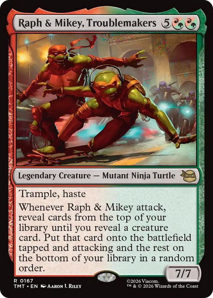 Raph and Mikey Troublemakers 167 (Teenage Mutant Ninja Turtles)  - Foil